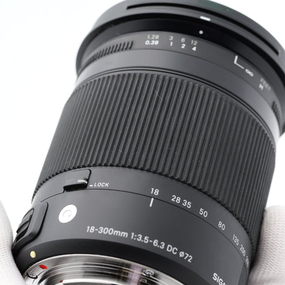 SIGMA 18-300mm F3.5-6.3 DC OS HSM contemporary レンズ キヤノン EFマウント