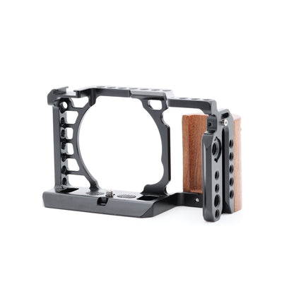 SmallRig Sony A6500/A6300専用ケージ 1889 SR1889 & 木製グリップ カメラケージ スモールリグ
