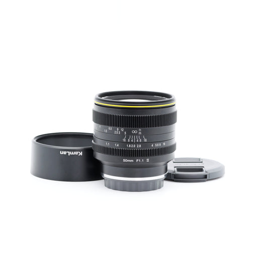 KamLan 50mm F1.1 II レンズ ソニー Eマウント