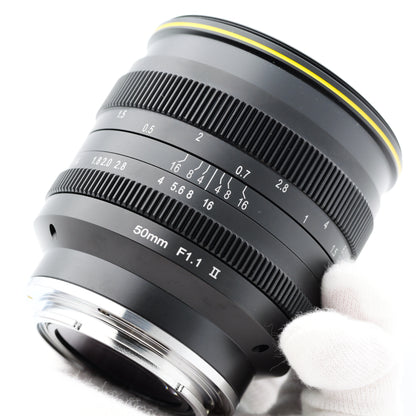 KamLan 50mm F1.1 II レンズ ソニー Eマウント