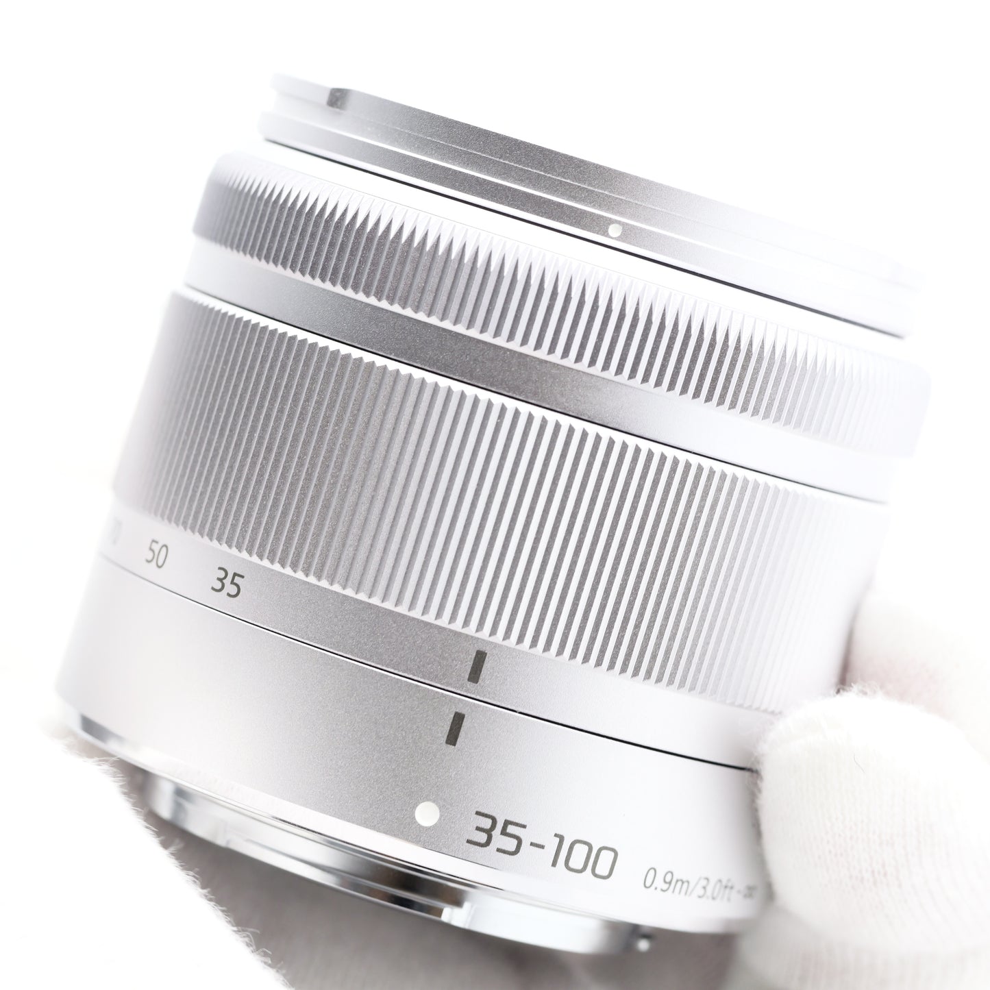 Panasonic 35-100mm F4-5.6 H-FS35100 シルバー レンズ パナソニック マイクロフォーサーズ