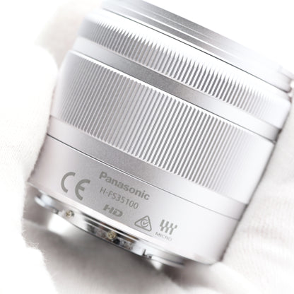 Panasonic 35-100mm F4-5.6 H-FS35100 シルバー レンズ パナソニック マイクロフォーサーズ