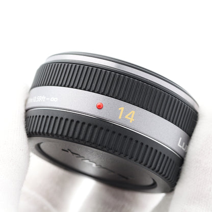 Panasonic 14mm F2.5 H-H014 レンズ パナソニック マイクロフォーサーズマウント