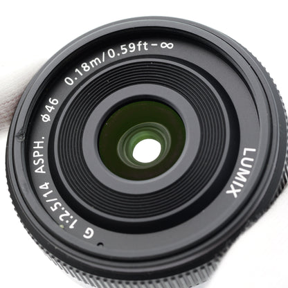 Panasonic 14mm F2.5 H-H014 レンズ パナソニック マイクロフォーサーズマウント