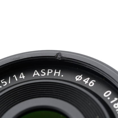 Panasonic 14mm F2.5 H-H014 レンズ パナソニック マイクロフォーサーズマウント
