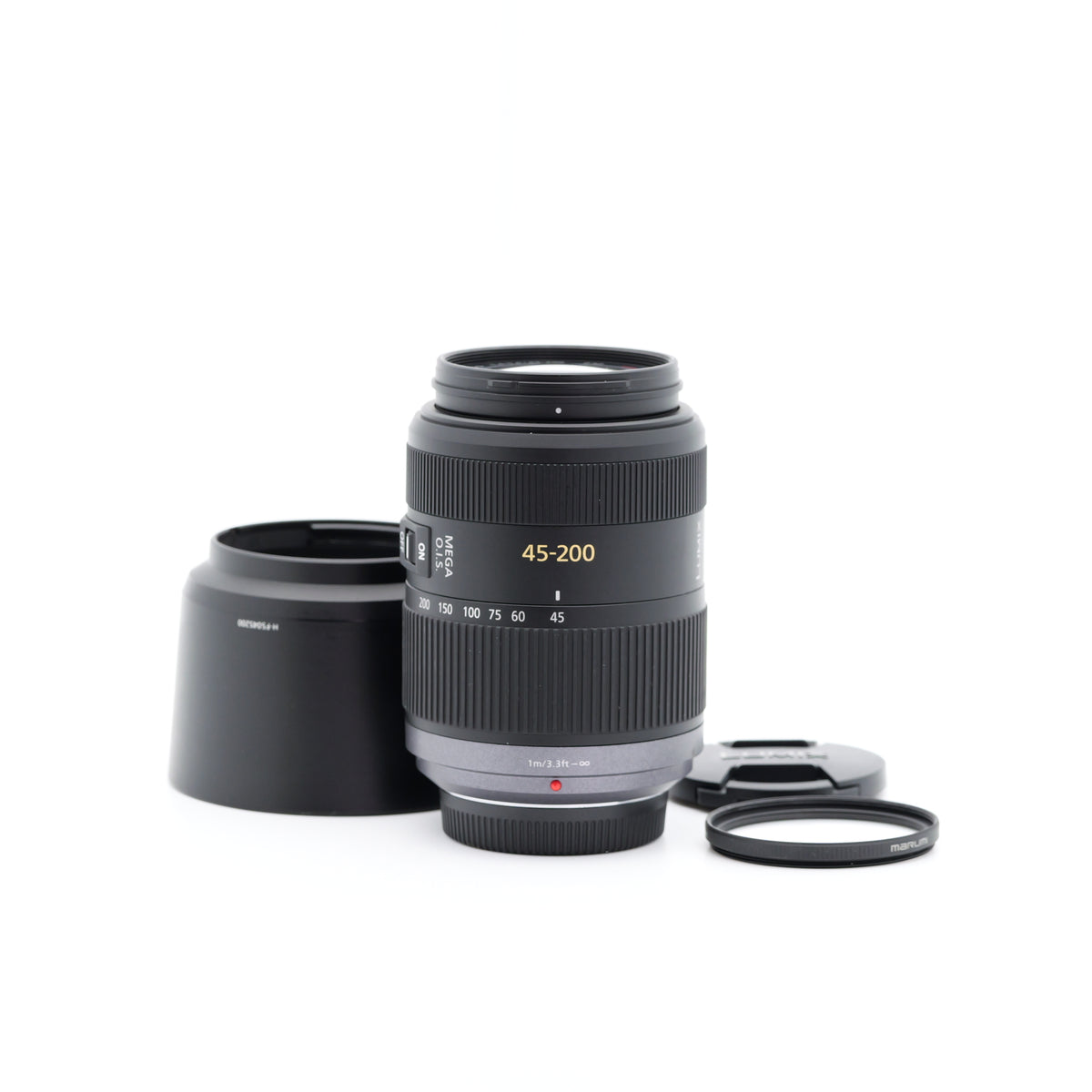 訳有品 Panasonic 45-200mm F4-5.6 H-FS045200 レンズ パナソニック マイクロフォーサーズマウント