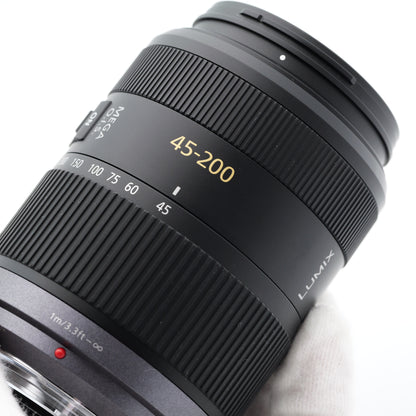 訳有品 Panasonic 45-200mm F4-5.6 H-FS045200 レンズ パナソニック マイクロフォーサーズマウント
