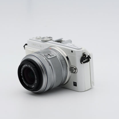 OLYMPUS PEN Lite E-PL6 M.ZUIKO DIGITAL 14-42mm F3.5-5.6 ホワイト ミラーレス一眼 オリンパス マイクロフォーサーズマウント