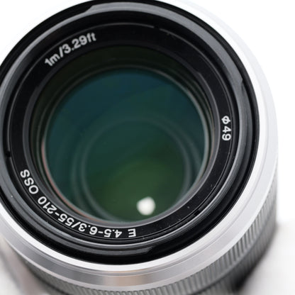 SONY E 55-210mm F4.5-6.3 OSS SEL55210 シルバー レンズ ソニー Eマウント