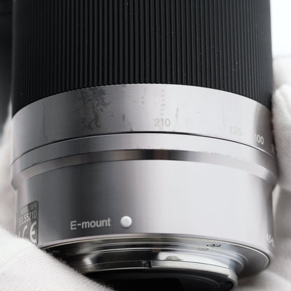 SONY E 55-210mm F4.5-6.3 OSS SEL55210 シルバー レンズ ソニー Eマウント