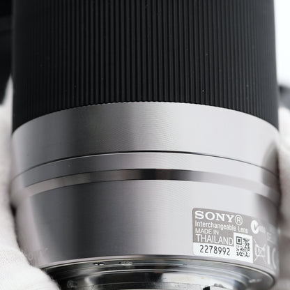 SONY E 55-210mm F4.5-6.3 OSS SEL55210 シルバー レンズ ソニー Eマウント