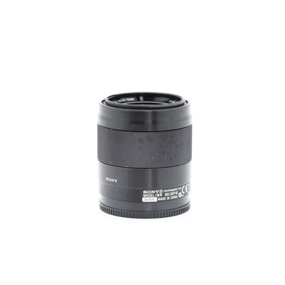 ジャンク SONY E 50mm F1.8 SEL50F18 ブラック レンズ ソニー Eマウント