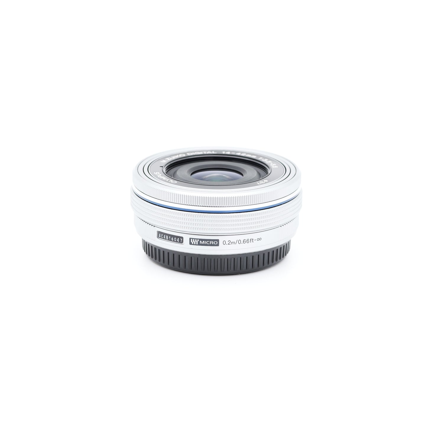 OLYMPUS M.ZUIKO DIGITAL 14-42mm F3.5-5.6 EZ シルバー レンズ オリンパス マイクロフォーサーズマウント