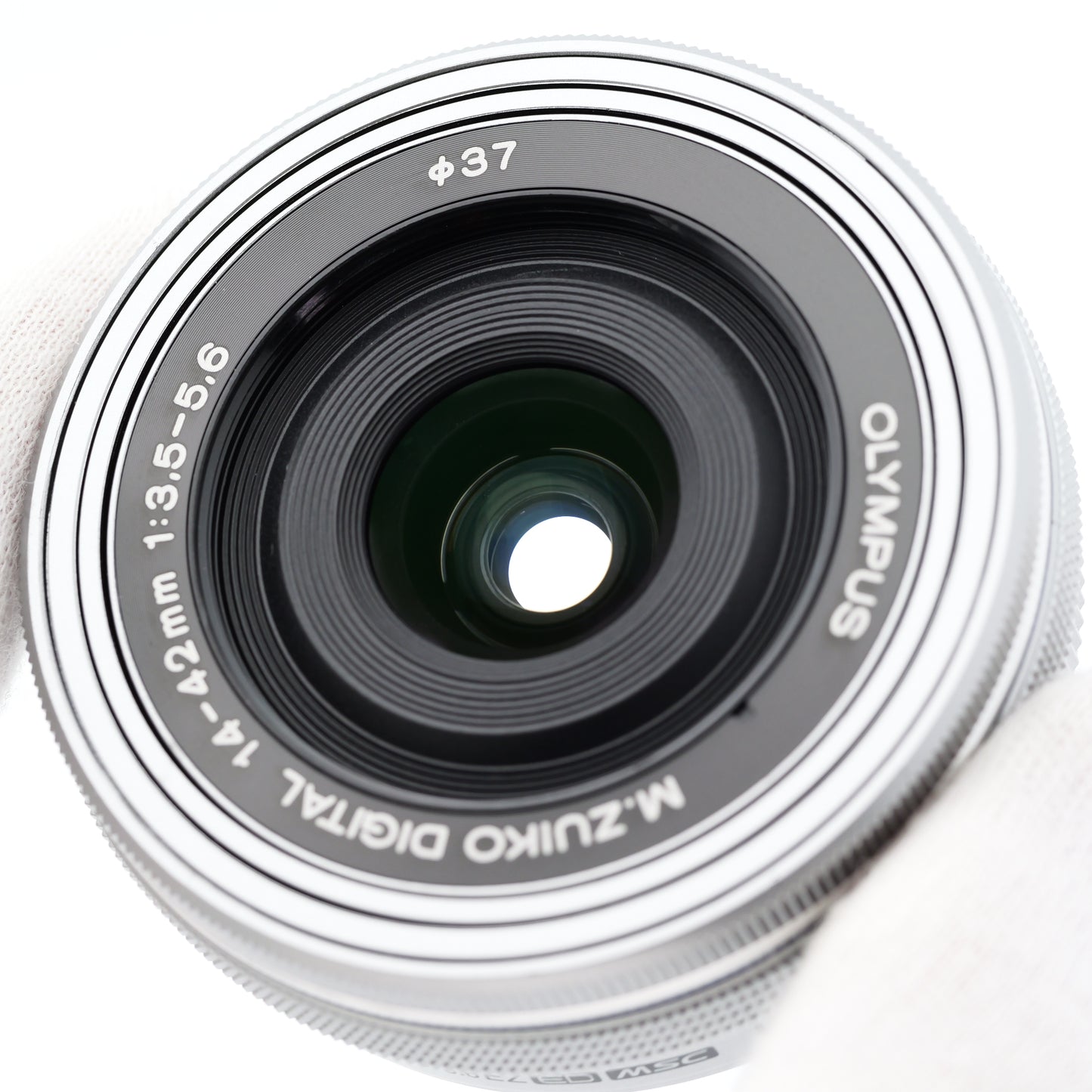 OLYMPUS M.ZUIKO DIGITAL 14-42mm F3.5-5.6 EZ シルバー レンズ オリンパス マイクロフォーサーズマウント