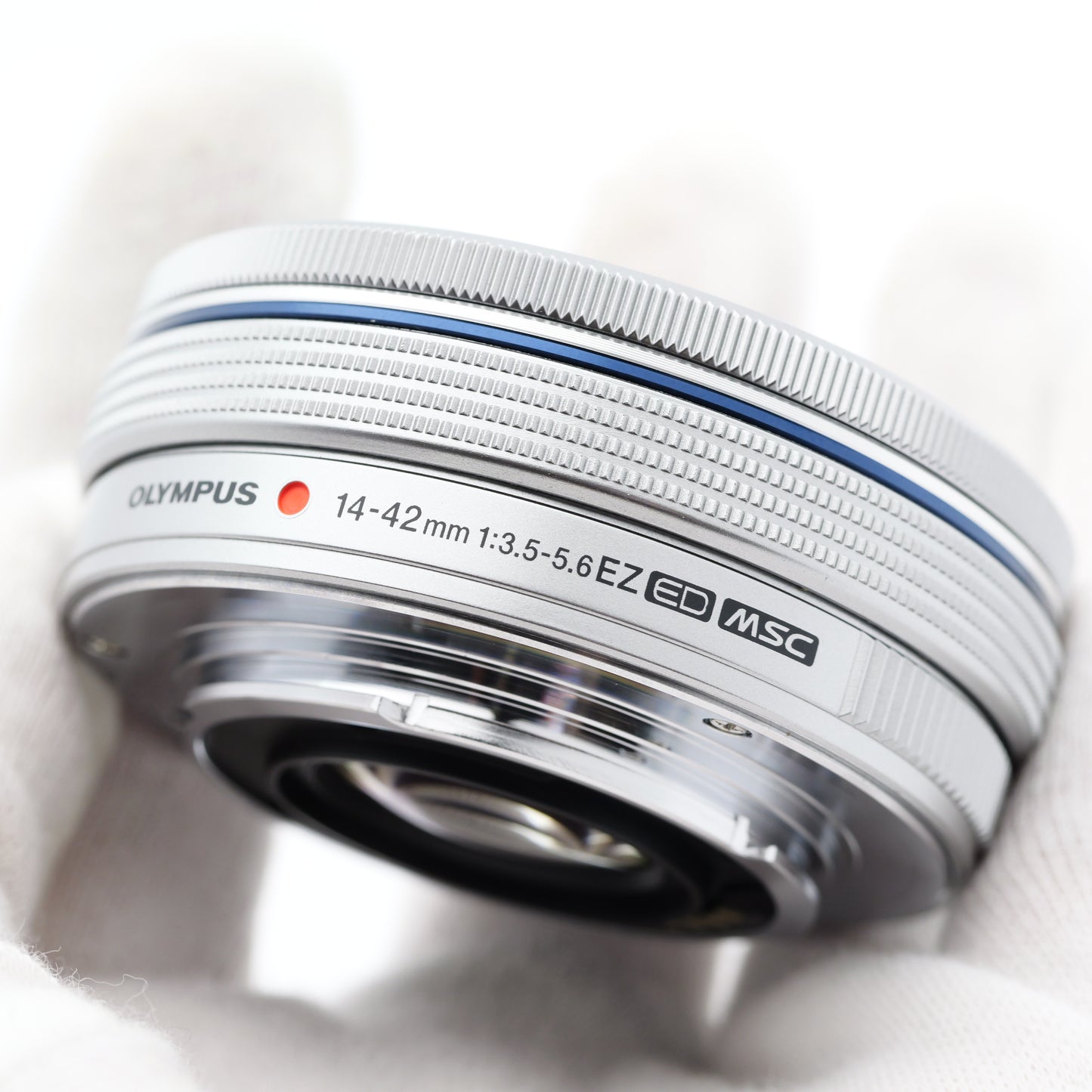 OLYMPUS M.ZUIKO DIGITAL 14-42mm F3.5-5.6 EZ シルバー レンズ オリンパス マイクロフォーサーズマウント