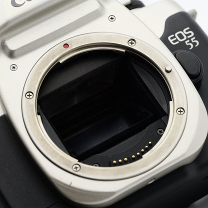 Canon EOS 55 シルバー フィルムカメラ キヤノン EFマウント