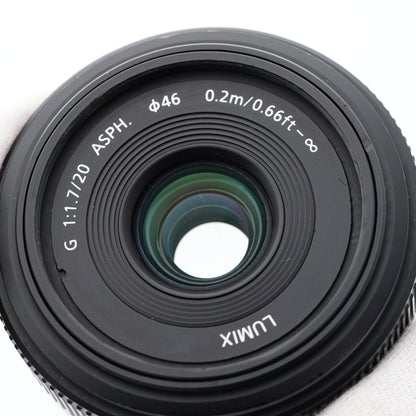Panasonic 20mm F1.7 H-H020 レンズ パナソニック マイクロフォーサーズマウント
