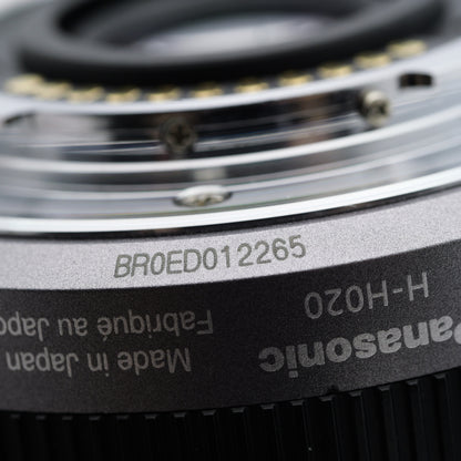 Panasonic 20mm F1.7 H-H020 レンズ パナソニック マイクロフォーサーズマウント