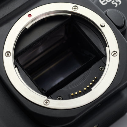 Canon EOS 55 ブラック フィルムカメラ キヤノン EFマウント