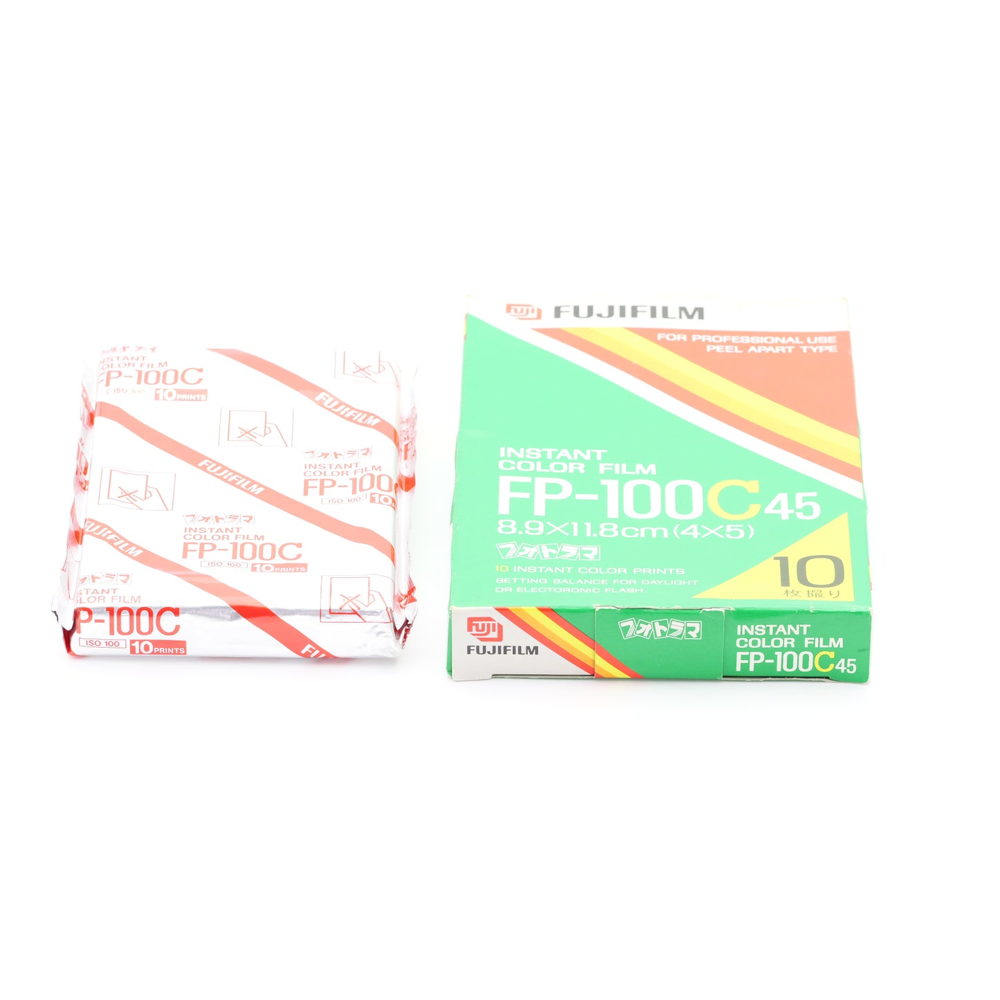 FUJIFILM FP-100C 4×5 20枚 大判フィルム フジフィルム