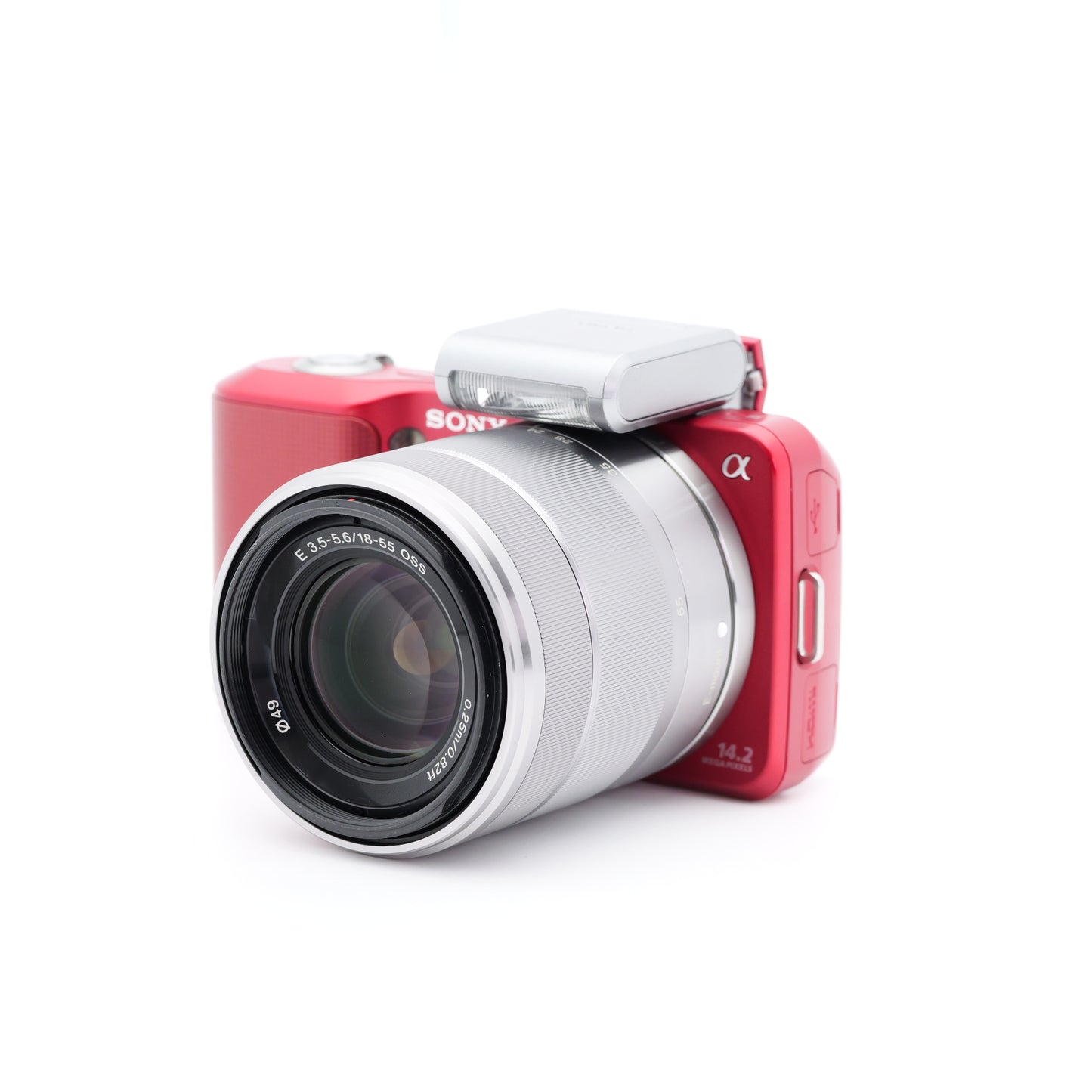 SONY NEX-3 E 18-55mm F3.5-5.6 レッド ミラーレス一眼 ソニー Eマウント