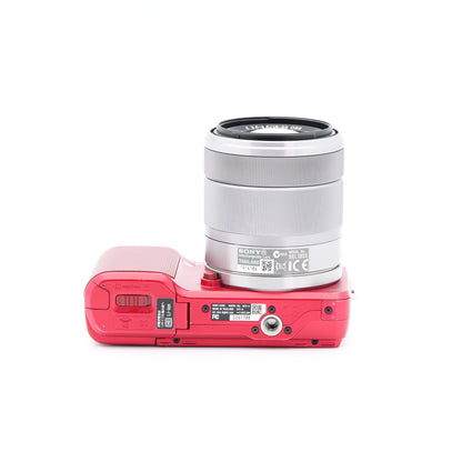 SONY NEX-3 E 18-55mm F3.5-5.6 レッド ミラーレス一眼 ソニー Eマウント