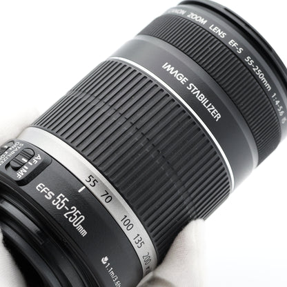 Canon EF-S 55-250mm F4-5.6 IS レンズ キヤノン EF-Sマウント