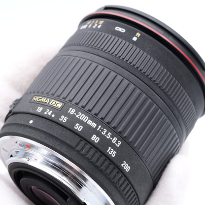 SIGMA 18-200mm F3.5-6.3 DC レンズ ペンタックス Kマウント