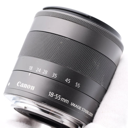 Canon 18-55mm F3.5-5.6 IS STM レンズ キヤノン EF-Mマウント