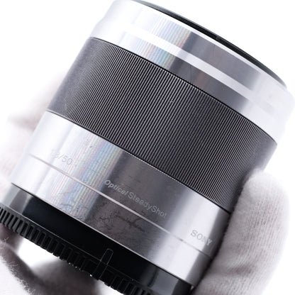 SONY E 50mm F1.8 SEL50F18 シルバー レンズ ソニー Eマウント