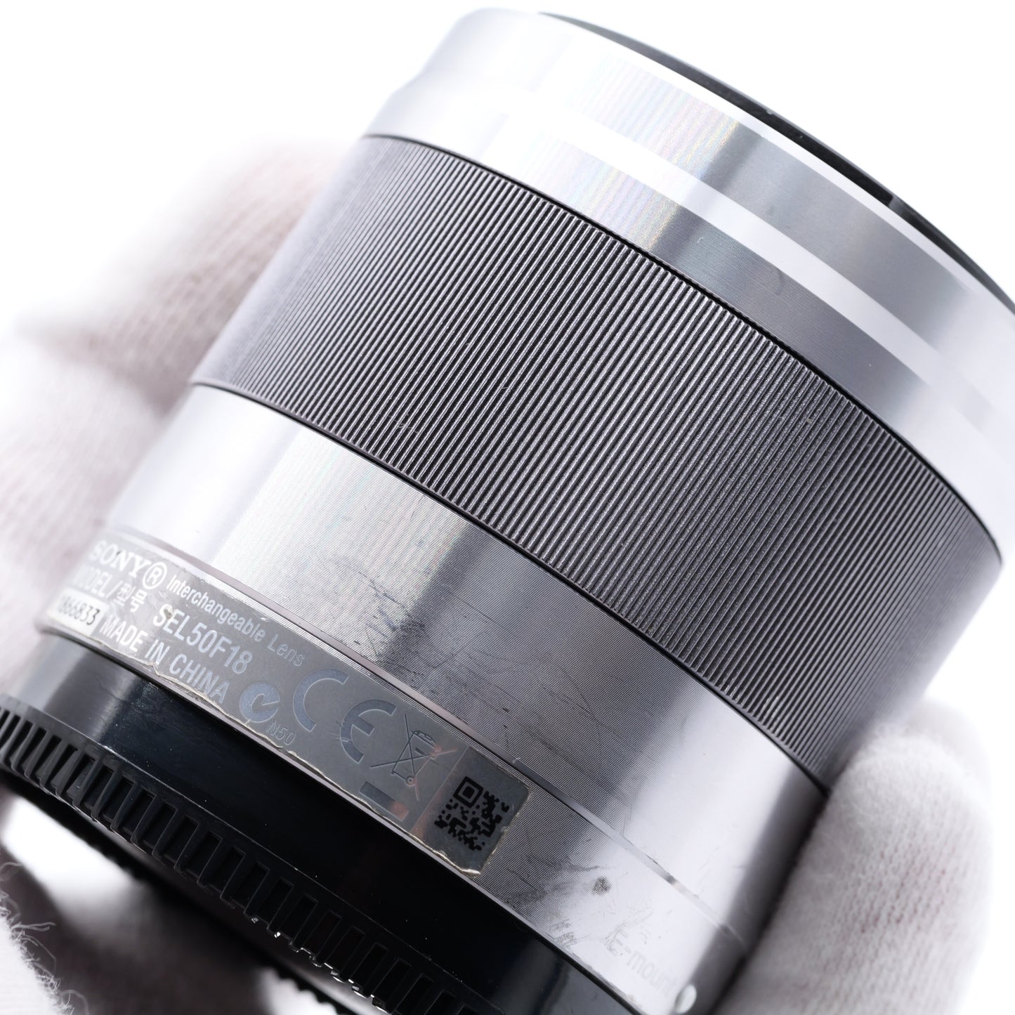 SONY E 50mm F1.8 SEL50F18 シルバー レンズ ソニー Eマウント