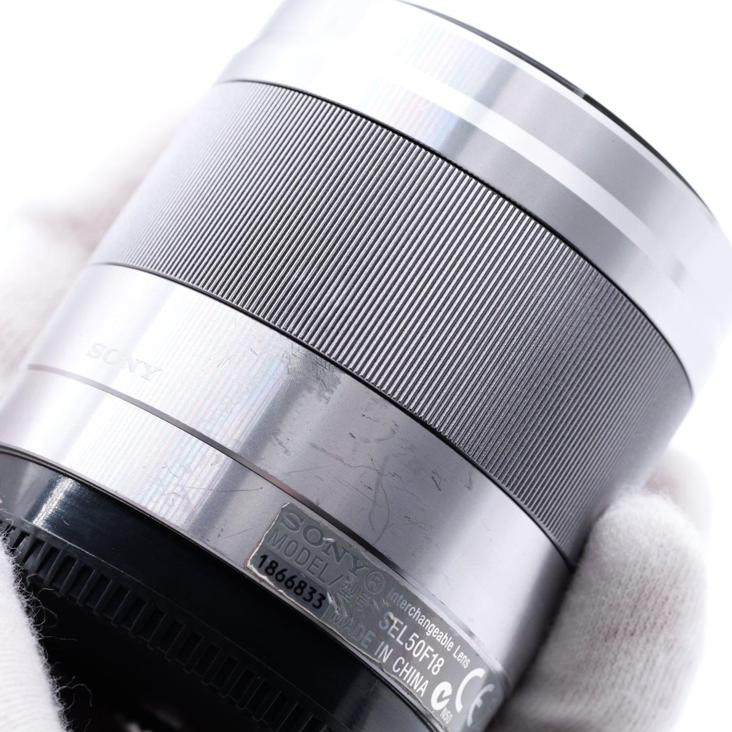 SONY E 50mm F1.8 SEL50F18 シルバー レンズ ソニー Eマウント