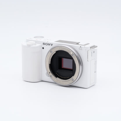 SONY VLOGCAM ZV-E10 ホワイト ミラーレス一眼 ソニー Eマウント
