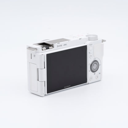 SONY VLOGCAM ZV-E10 ホワイト ミラーレス一眼 ソニー Eマウント