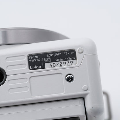 SONY VLOGCAM ZV-E10 ホワイト ミラーレス一眼 ソニー Eマウント