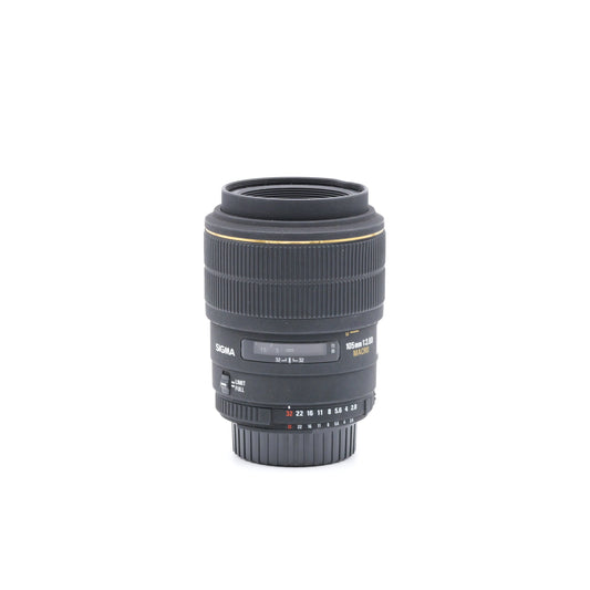 訳有品 SIGMA 105mm F2.8 D MACRO レンズ ニコン Fマウント