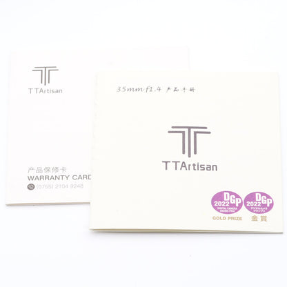 TTArtisan 35mm F1.4 フジフイルム Xマウント