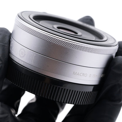 Canon   EF-M 22mm F2 STM シルバー レンズ キヤノン EF-Mマウント