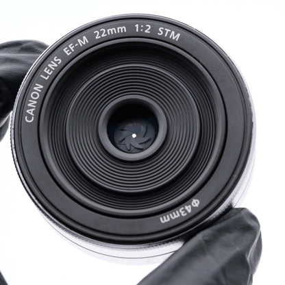 Canon   EF-M 22mm F2 STM シルバー レンズ キヤノン EF-Mマウント