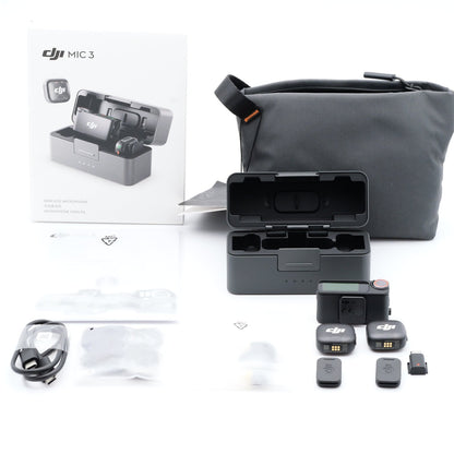DJI MIC 3（2 TX + 1 RX + 充電ケース）ワイヤレスマイク ディージェイアイ