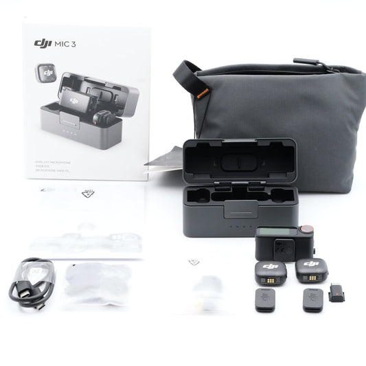 DJI MIC 3（2 TX + 1 RX + 充電ケース）ワイヤレスマイク ディージェイアイ