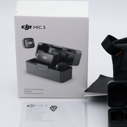 DJI MIC 3（2 TX + 1 RX + 充電ケース）ワイヤレスマイク ディージェイアイ