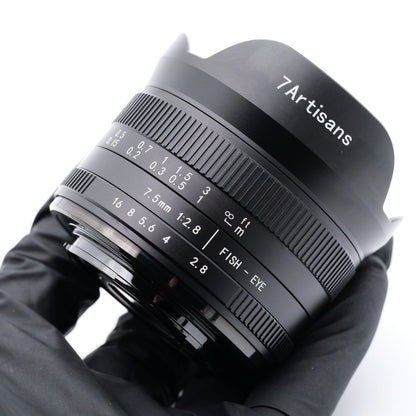 7Artisans 7.5mm F2.8 FISH-EYE II ED レンズ フジフイルム Xマウント