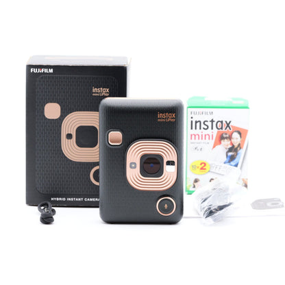 FUJIFILM instax mini LiPlay エレガントブラック インスタントカメラ フジフイルム