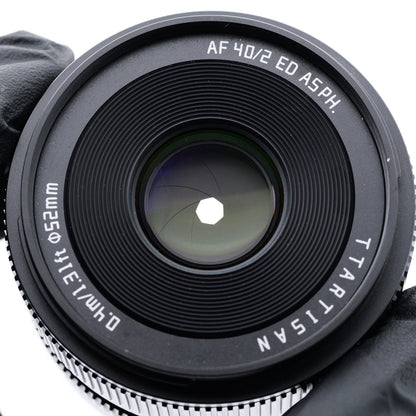 TTArtisan AF 40mm F2 ブラック レンズ ソニー Eマウント