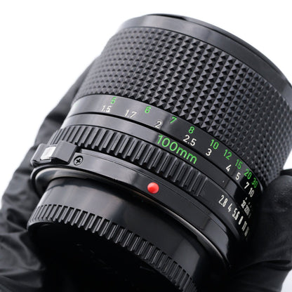 Canon New FD 100mm F2.8 レンズ キヤノン FDマウント
