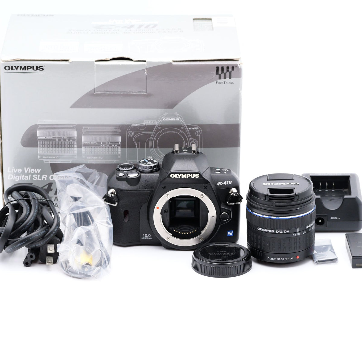 OLYMPUS E-410 ZUIKO DIGITAL 14-42mm F3.5-5.6 デジタル一眼レフ オリンパス フォーサーズマウント