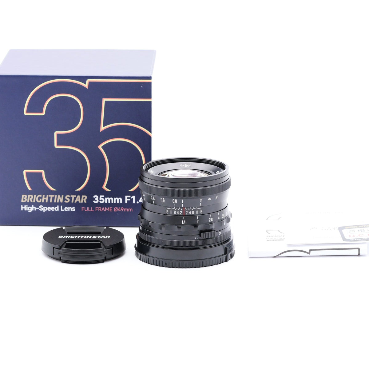 Brightin Star 35mm F1.4 ブラック レンズ ソニー Eマウント
