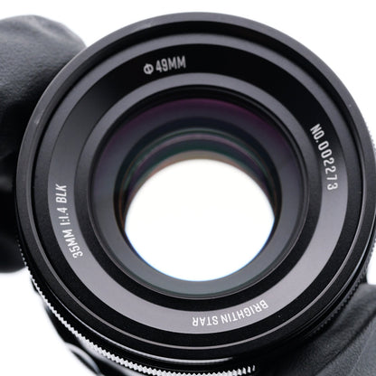 Brightin Star 35mm F1.4 ブラック レンズ ソニー Eマウント