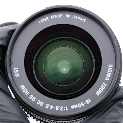 SIGMA 18-50mm F2.8-4.5 DC OS HSM レンズ ペンタックス Kマウント